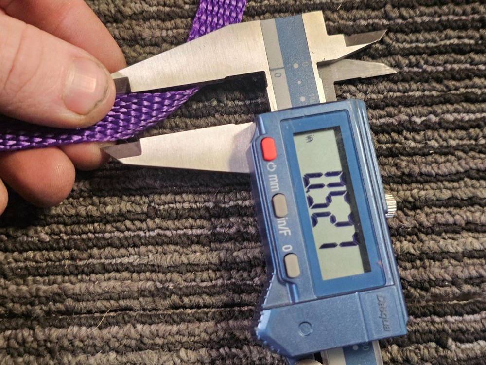 Cajun Pull Line 1/2" x 3000' Purple Polyester Pulling Tape 1200LB Break Strength