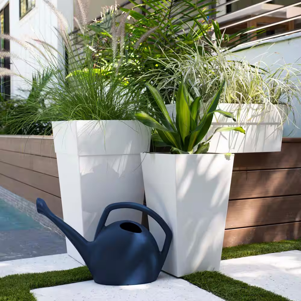 Rhino 2 Gal. Navy Plastic Watering Can
