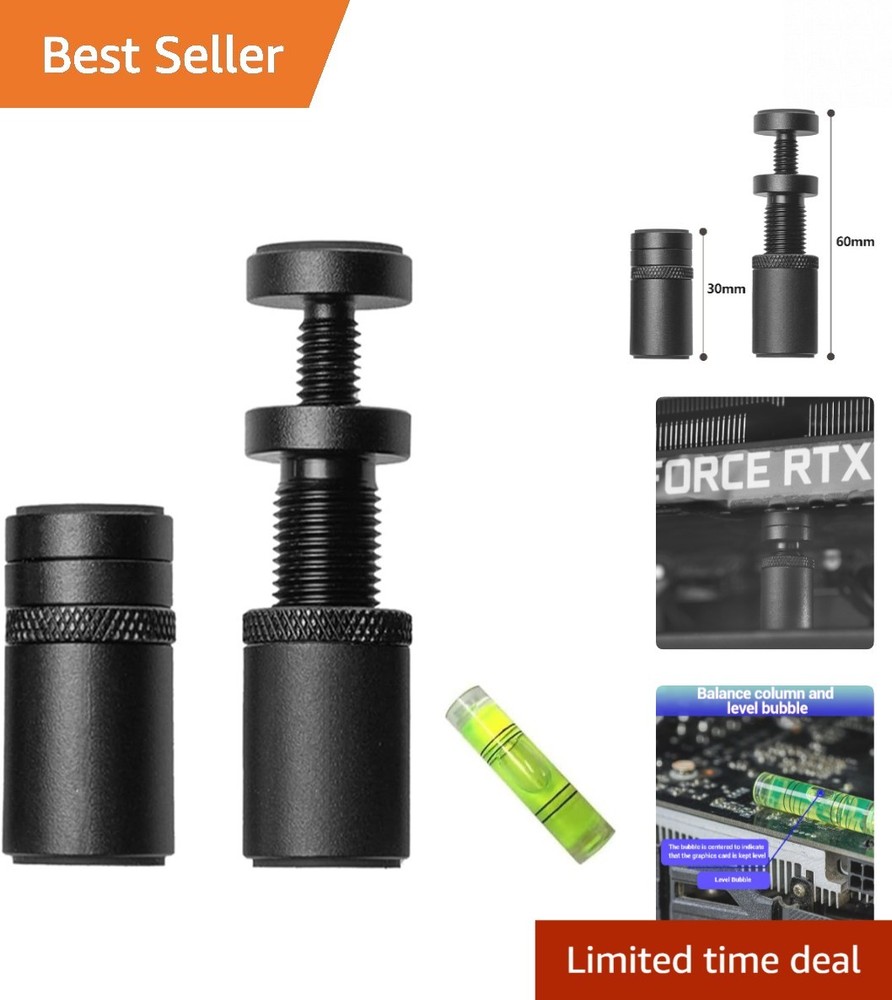 Robust GPU Anti Sag Bracket with Tool-Free Installation - Adjustable Size 3-6cm