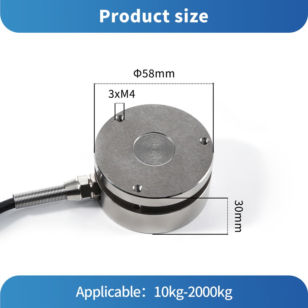 Load Cell Sensor with Indicator Display Alarm Value Relay Outputs Unit:G KG T KN
