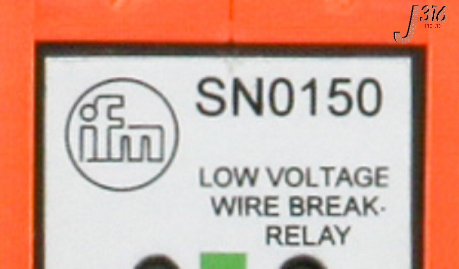 31554 IFM ELECTRONIC FLOW CONTROLLER (NEW) SN0150