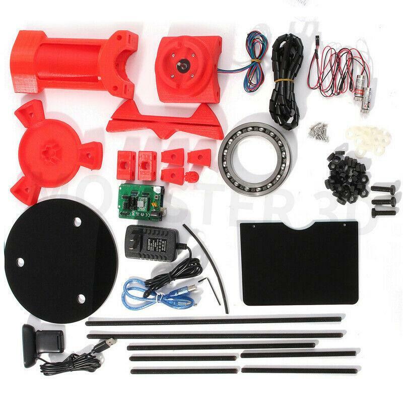 3D Scanner Laser Printer Plate Desktop Object Open Source Scanning Parts Kit