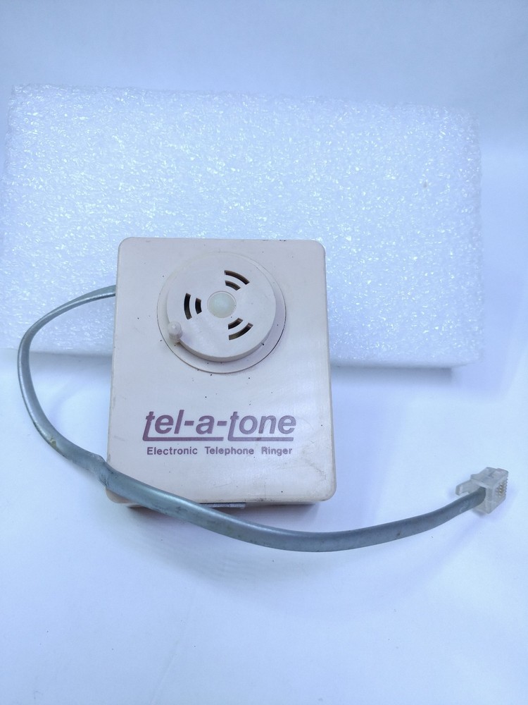 Vintage tel-a-tone External Telephone Electronic Tone Ringer extra ring ringing