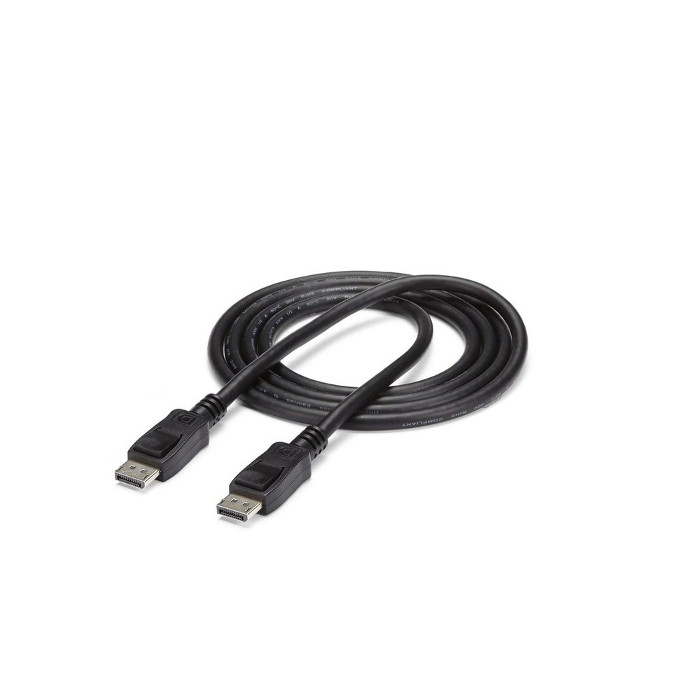 StarTech 3' DisplayPort 1.2 Cable with Latches, 30 AWG
