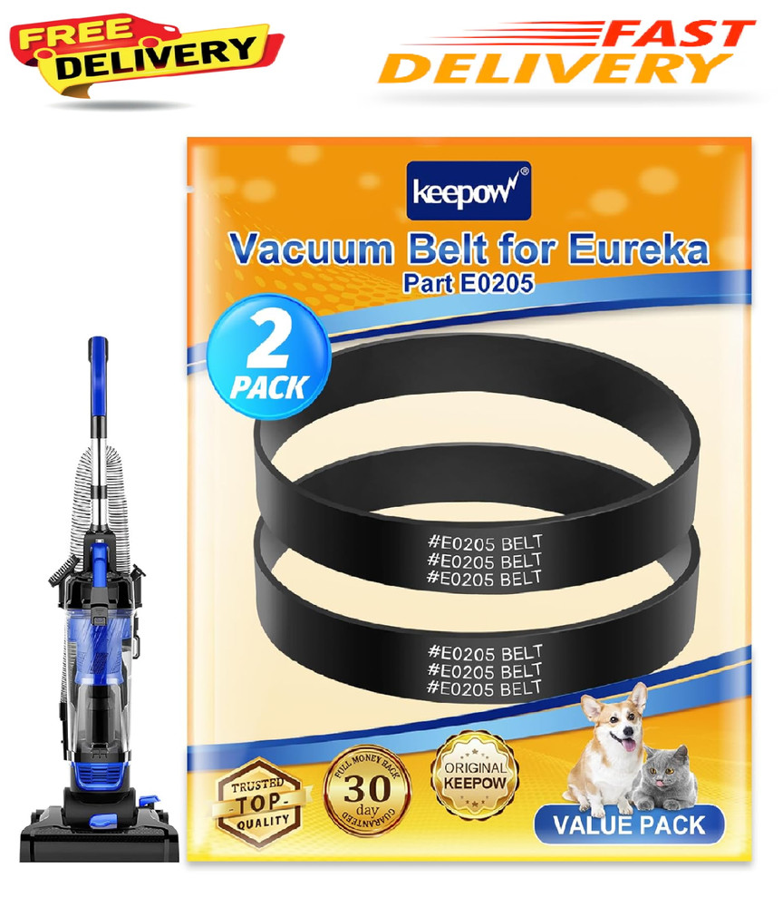 KEEPOW E0205 Vacuum Belt for Eureka Power Speed Vacuum, Replacement Parts for