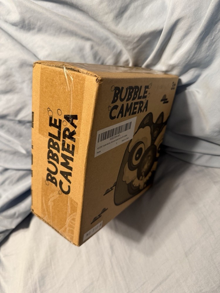 Bubble Camera Toy Automatic Bubble Blower Kids Outdoor Fun Machine New
