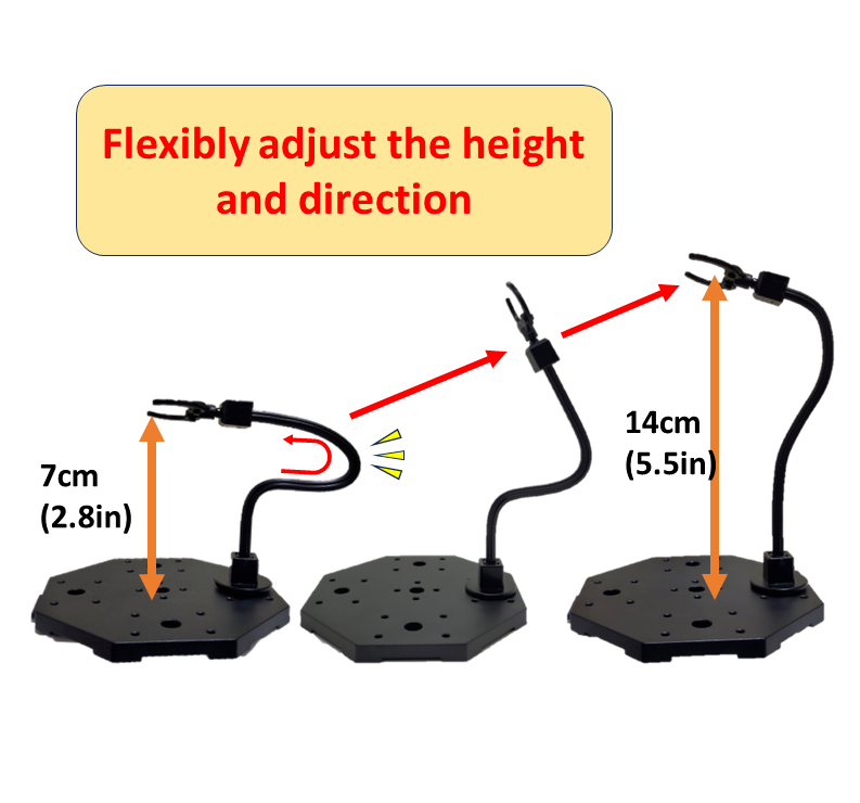 Action Figure Base Adjustable Connectable Display Stand Doll Support JPseller