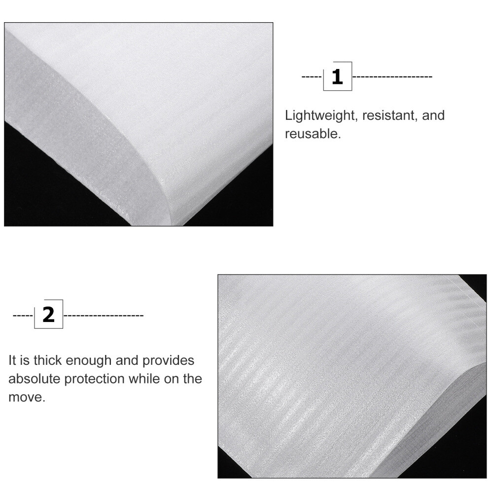 100PCS Foam Shipping Pouches Bags Small Boxes for Moving Sheets