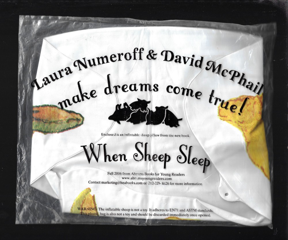 Make Dreams Come True Laura Numeroff & David McPhail Inflatable Pillow