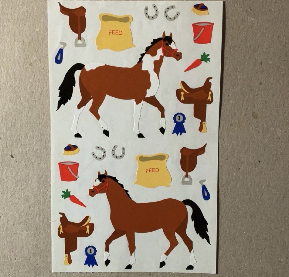 Mrs. Grossman’s Large Stickers Horses