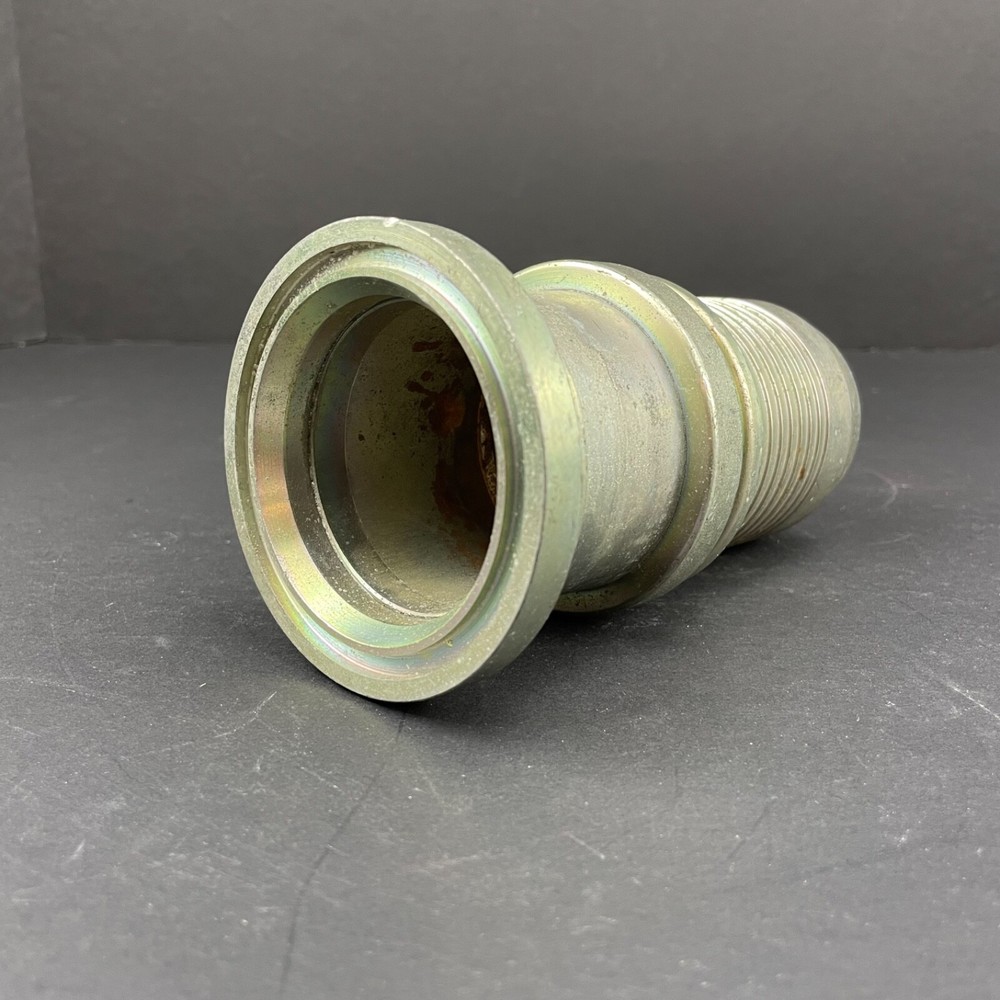 Aeroquip Barbed 2-1/2" Hose to Split Flange Some stains & interior surface rust