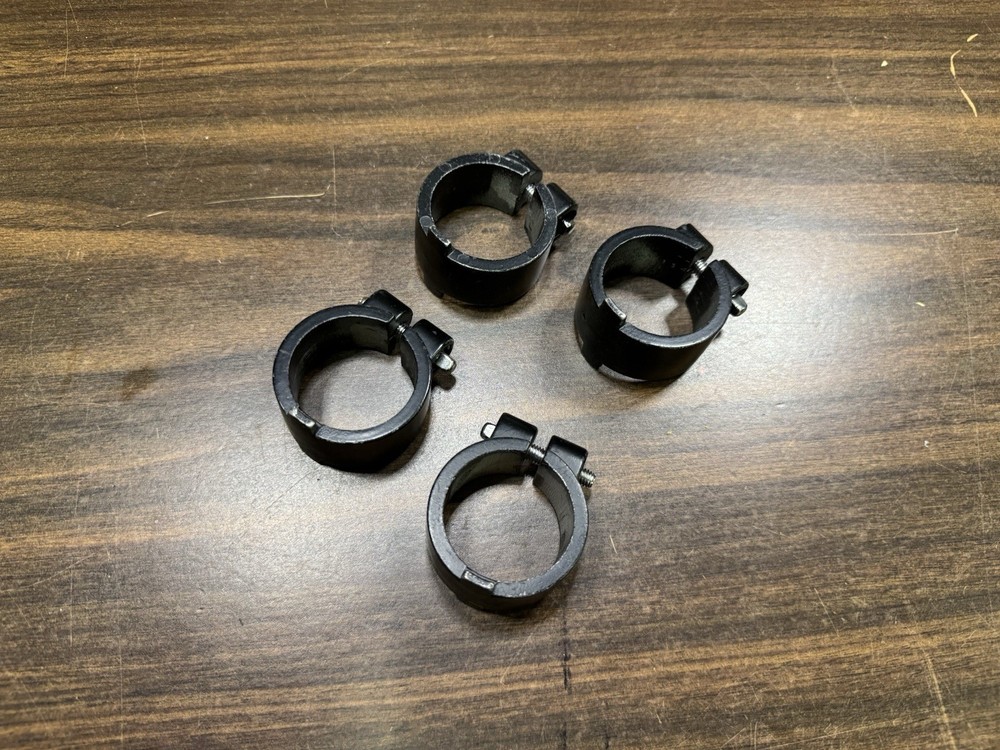 4 Pack - Gibraltar Rack Memory Lock Ring 1.5" - Black - 021926