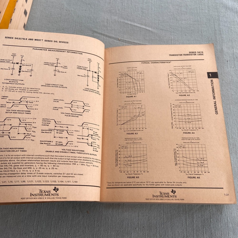 Book Lot Texas Instruments TTL Data V 2 Linear Circuits Field Logic Programmable