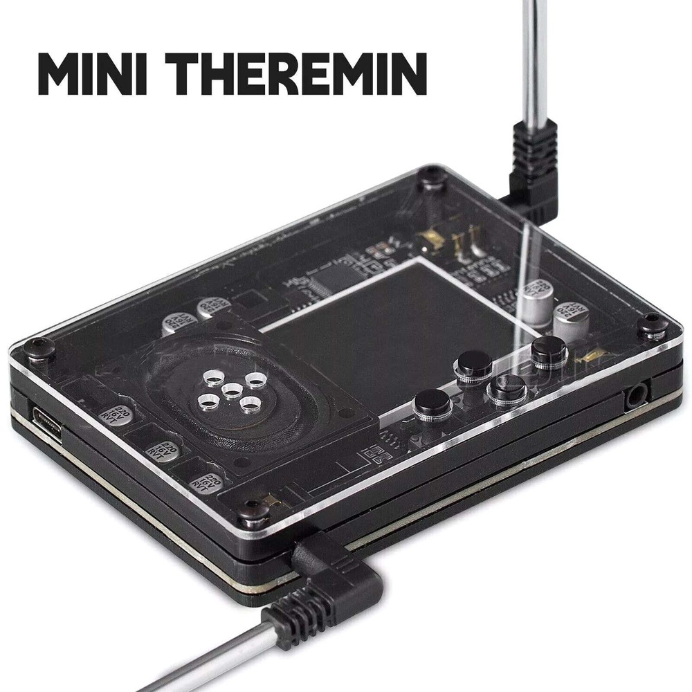 1 PC Mini Theremin Creative Musical Electronic Instrument OLED Screen Display