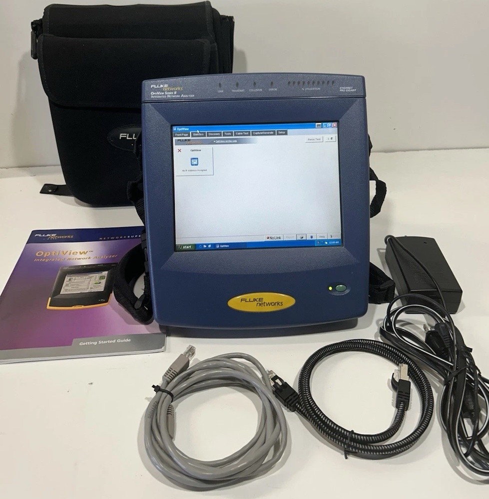 Fluke Network Optiview Series II Integrated Network Analyzer Excellent Condition