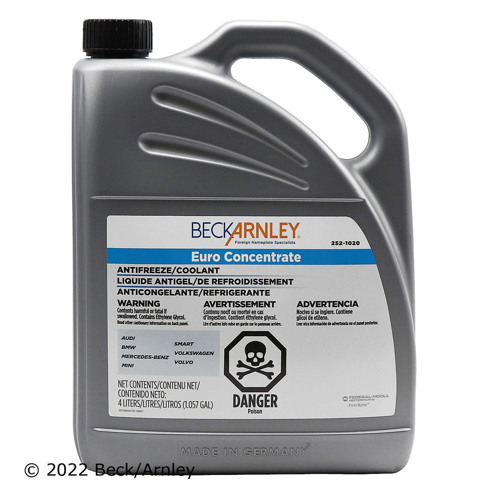 Engine Coolant / Antifreeze Beck/Arnley 252-1020