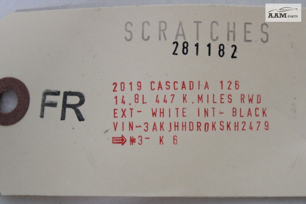 18-2024 FREIGHTLINER CASCADIA FRONT RIGHT DASH DEFROST VENT GRILLE PANEL OEM