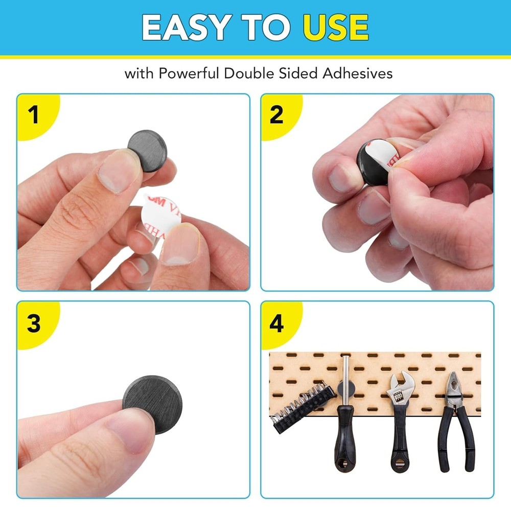 Round Disc Magnets for Crafts & Science Projects