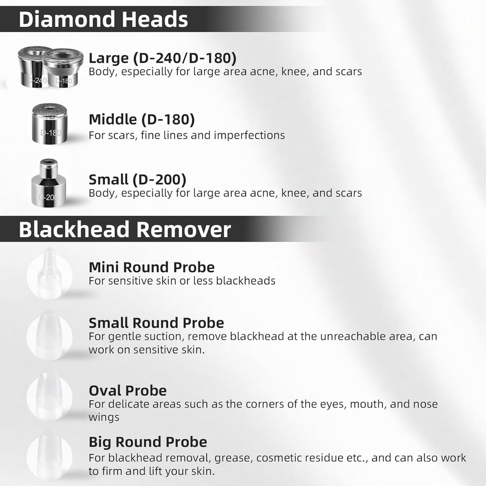 Diamond Microdermabrasion Machine, 3 Modes Diamond Microdermabrasion Dermabrasio