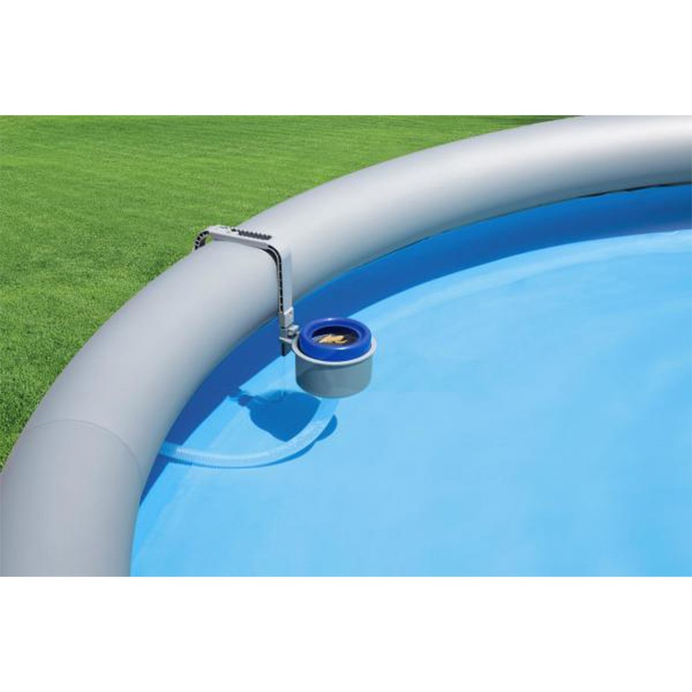 Bestway Flowclear Wall Mounted Automatic Swimming Pool Surface Skimmer, 2 Pack
