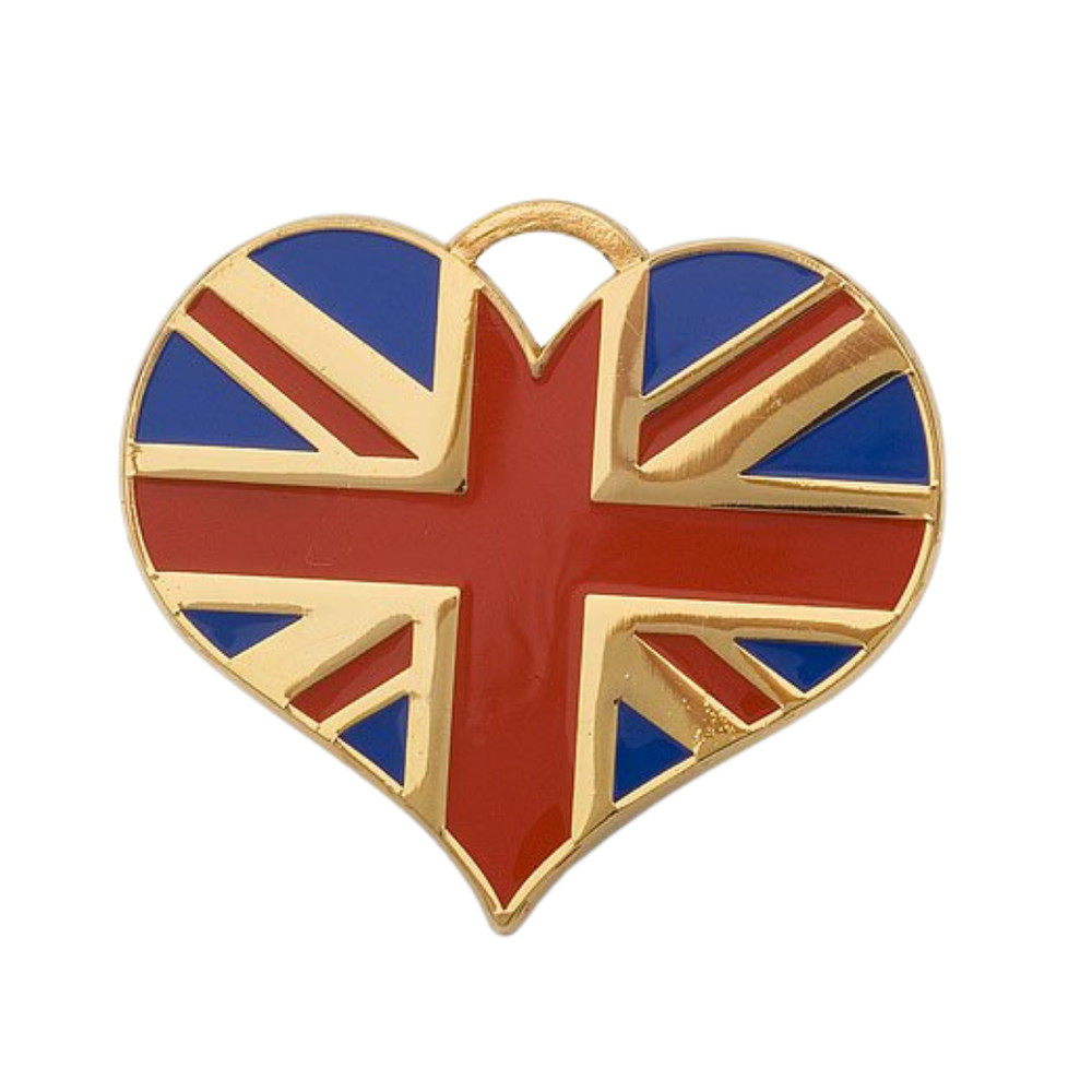 Union Jack Pet ID Tag