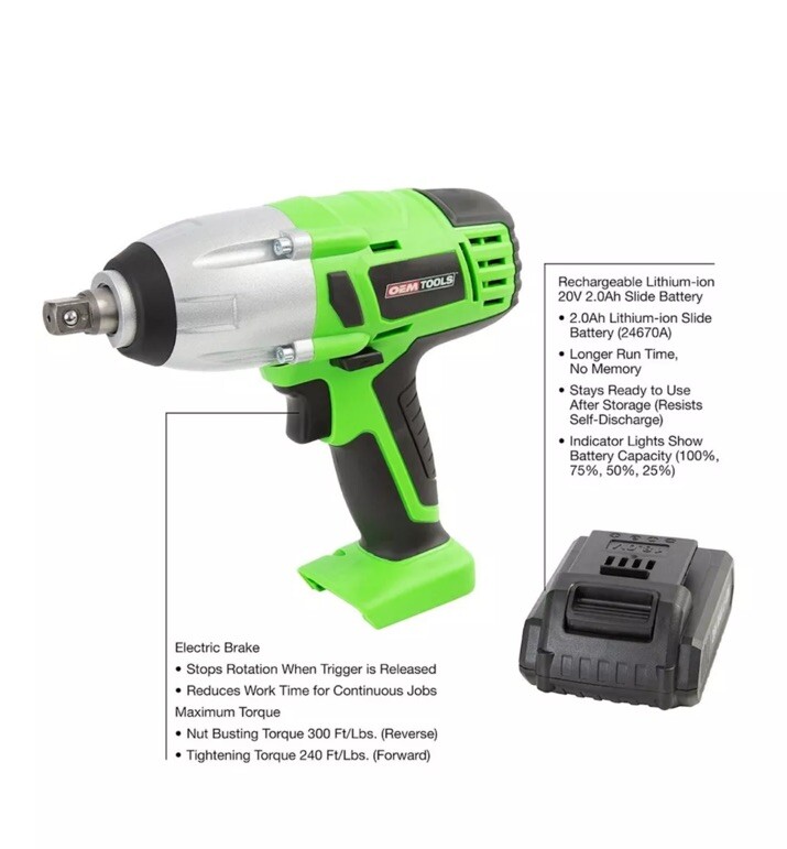 24670 OEMTOOLS Impact Driver