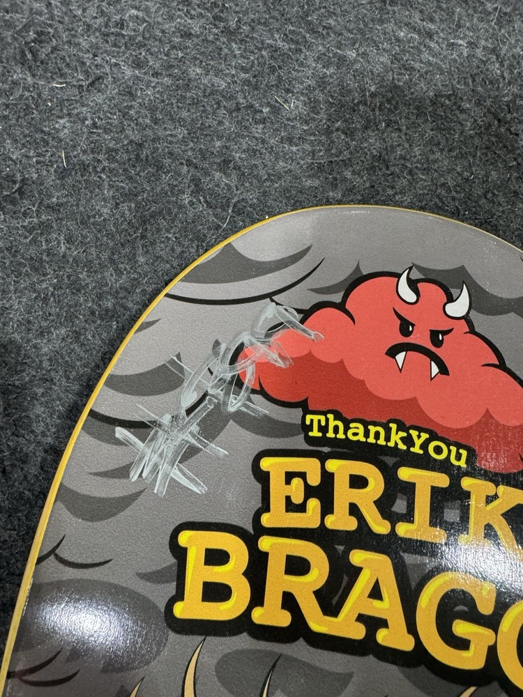 Thankyou Skateboard Deck Erik Bragg Signed