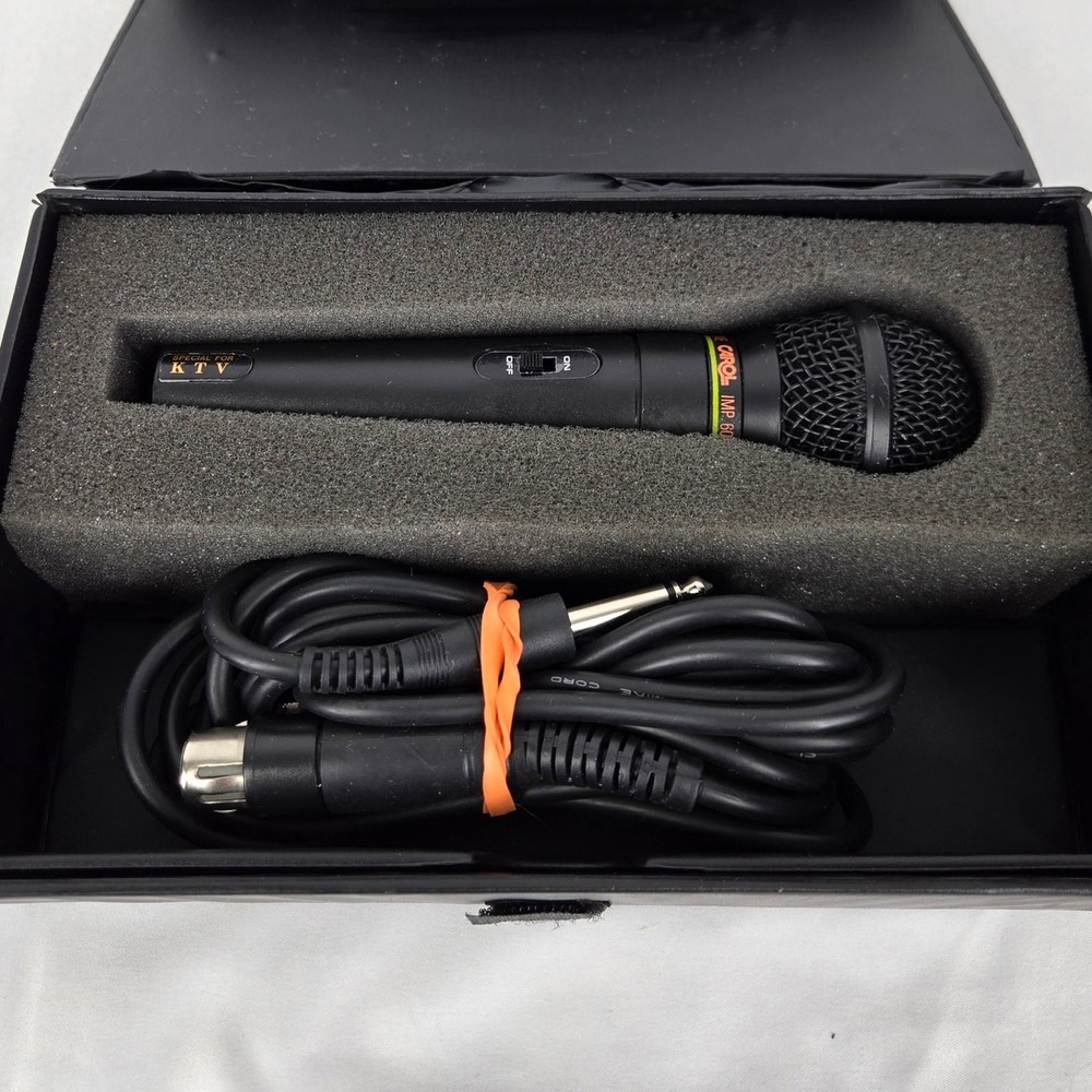 CAROL VINTAGE MUD-525 UNI-DIRECTIONAL DYNAMIC MICROPHONE – FULLY FUNCTIONAL