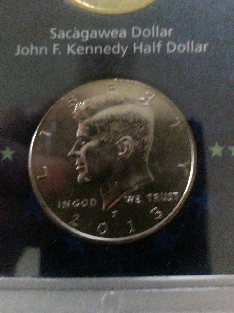 2013 Lost Coins Never Released for Circulation Dollar & Half Dollar Case & COA