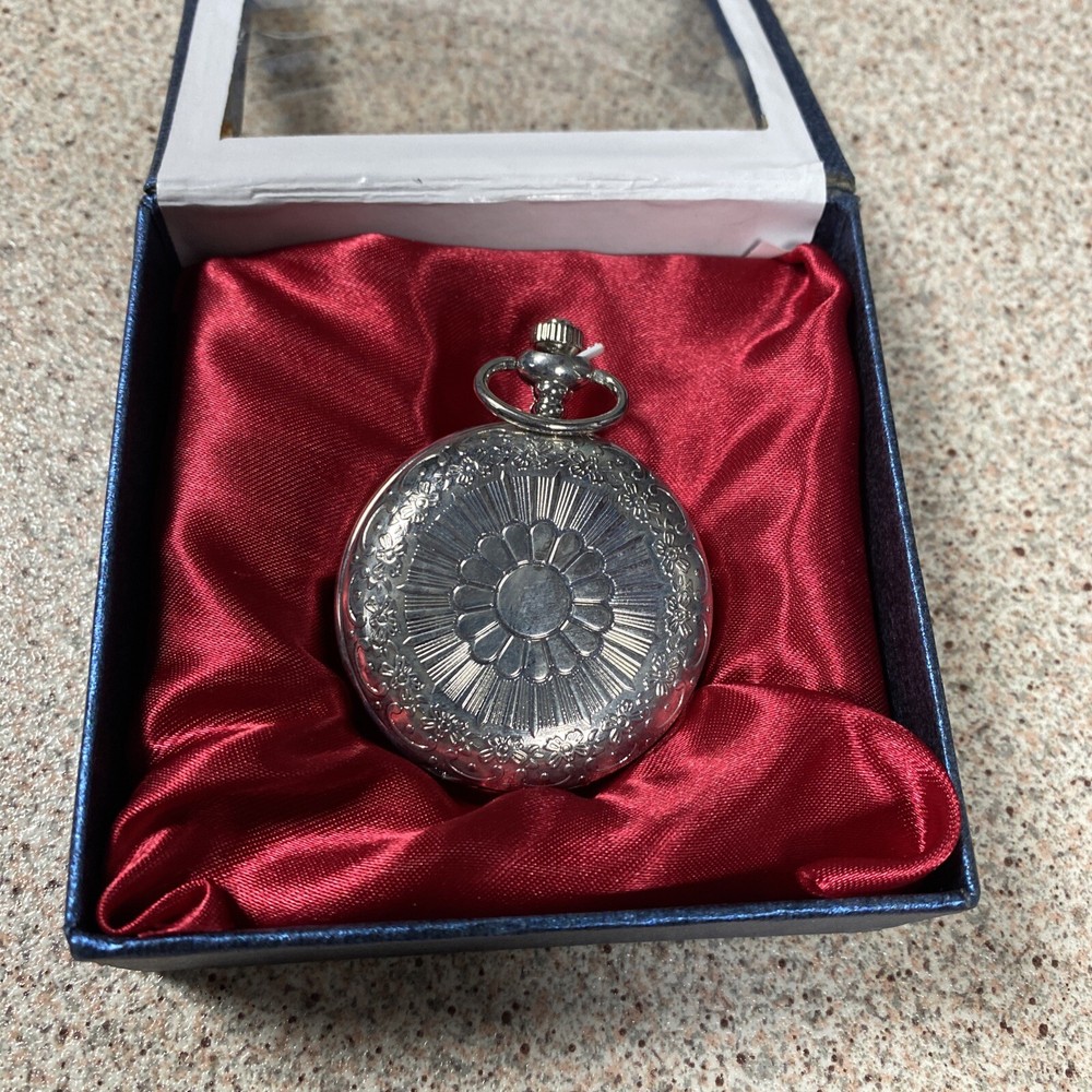 Quartz Pocket Watch New In Box