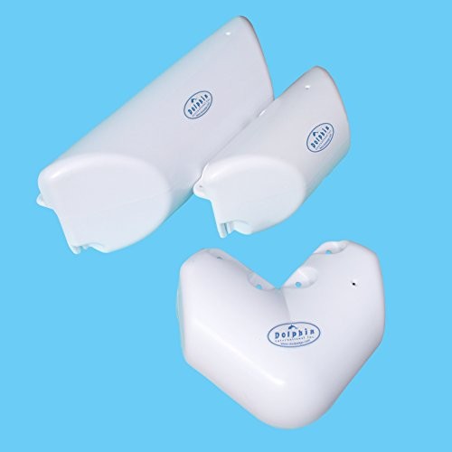 Dock-Side Bumper Corner 12x12, White