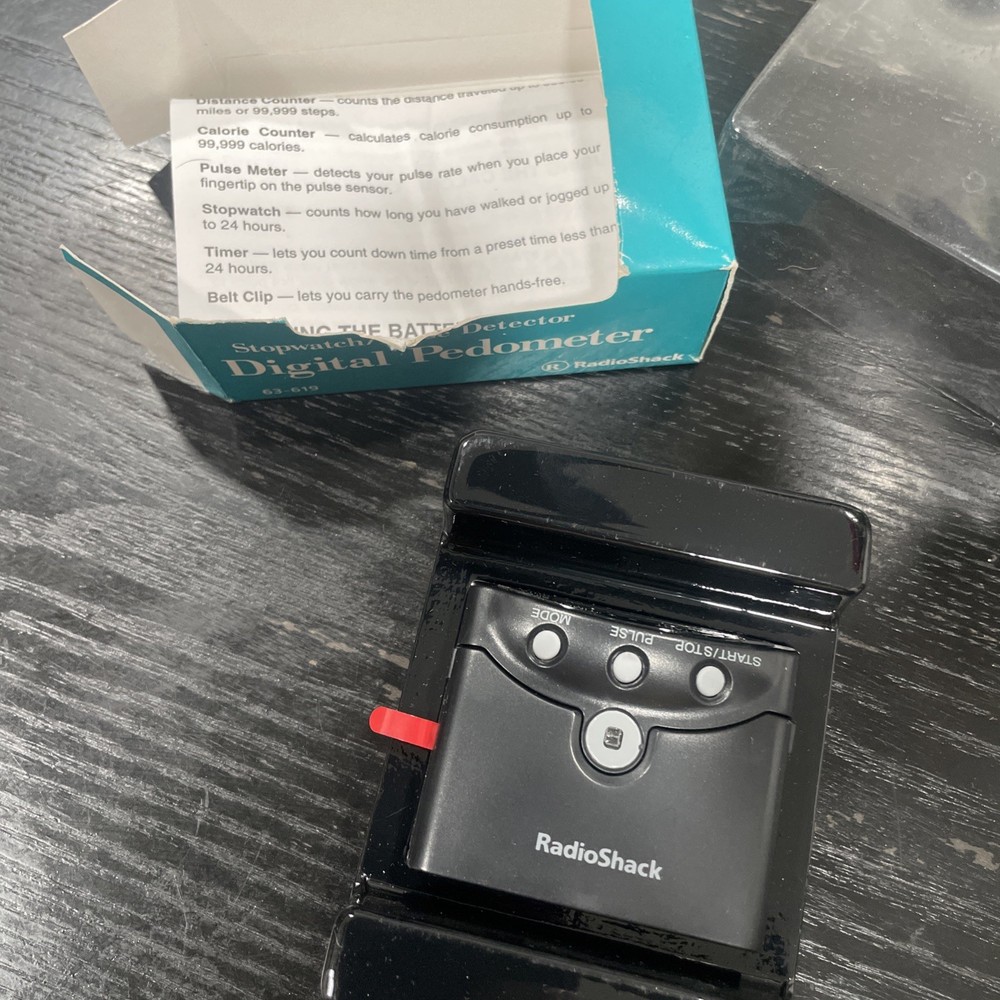 RadioShack Digital Pedometer Stopwatch/Pulse Detector