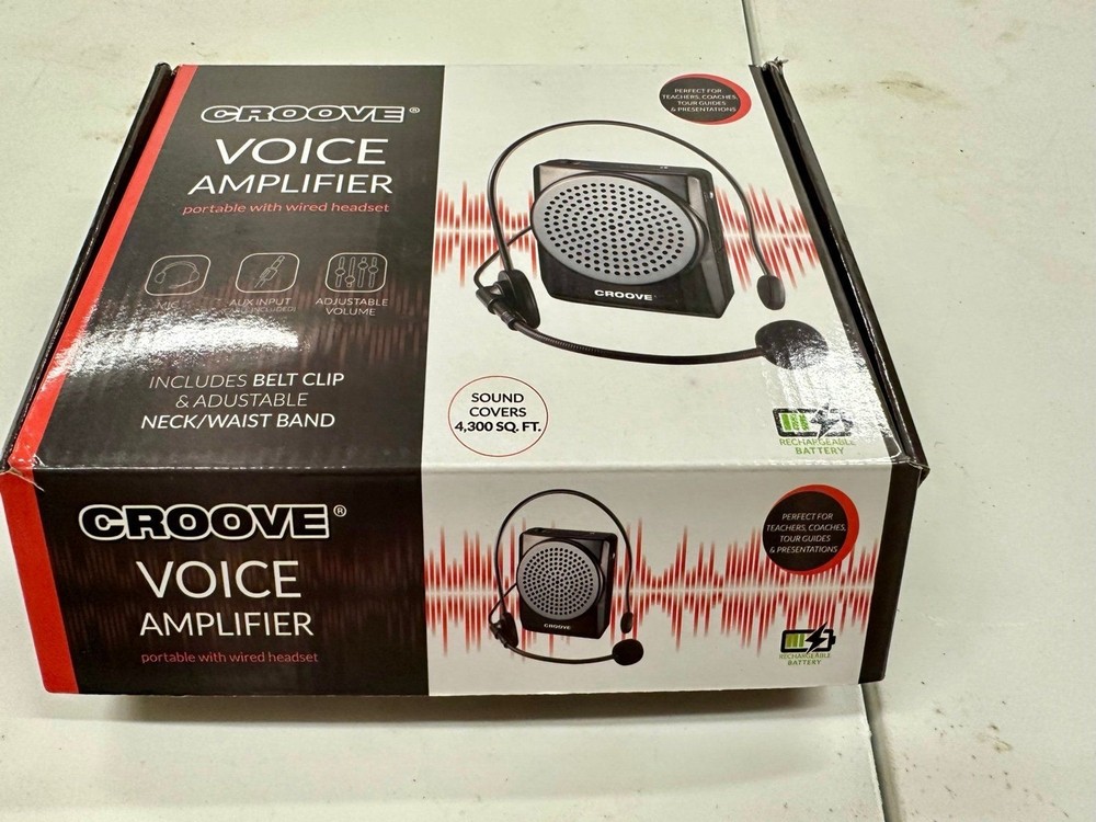 Groove Voice Amplifier Open Box New