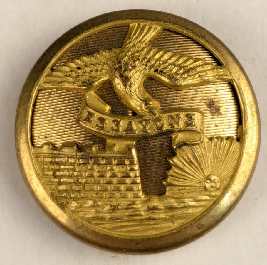 Vintage - US Army Engineers Officer Uniform Button  - M2C