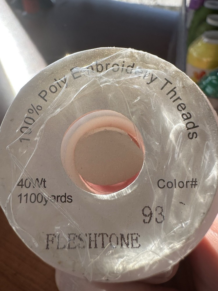 30 thread nanny 1100 Yard 40 Wt Embroidery Thread Set with Clear Storage Box