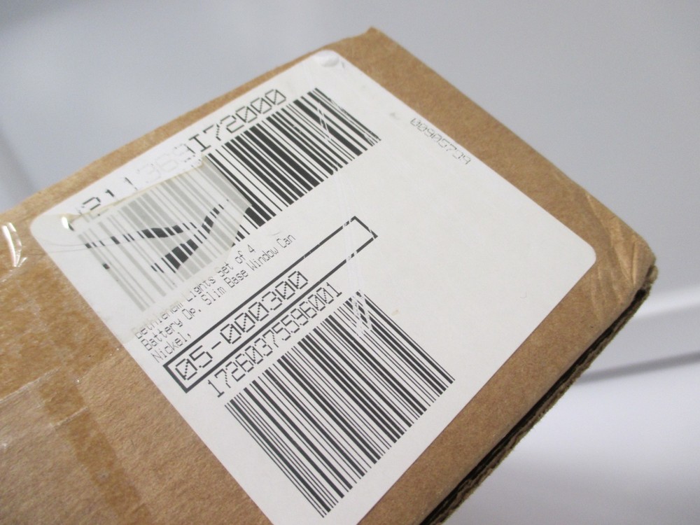 4 Bethlehem Lights Cordless Window Candles Silver Shiny (On/Off/Time/Sensor EUC