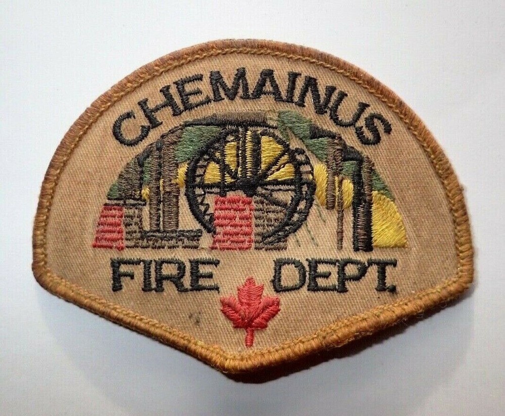 RARE Chemainus Fire Dept Patch - BC CANADA
