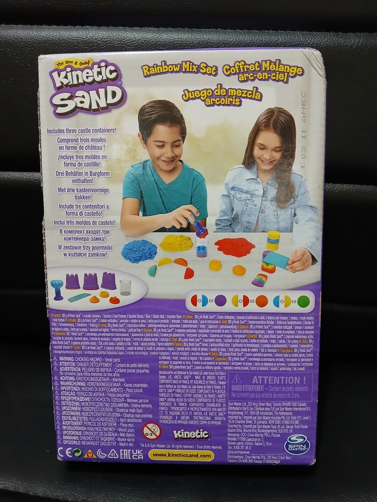 Kinetic Sand Rainbow Mix Set