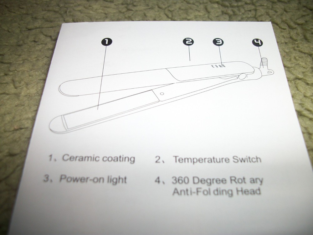 NEW PROFESSIONAL HAIR STAIGHTENER TEMPERATURE CONTROLLED DIGITAL DISPLAY