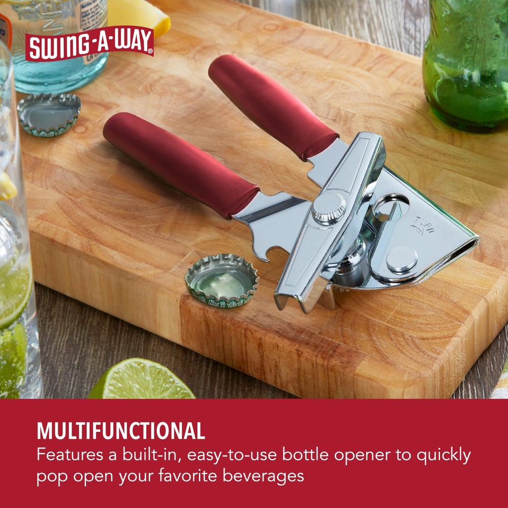 Swing-A-Way Portable Can Opener - Red