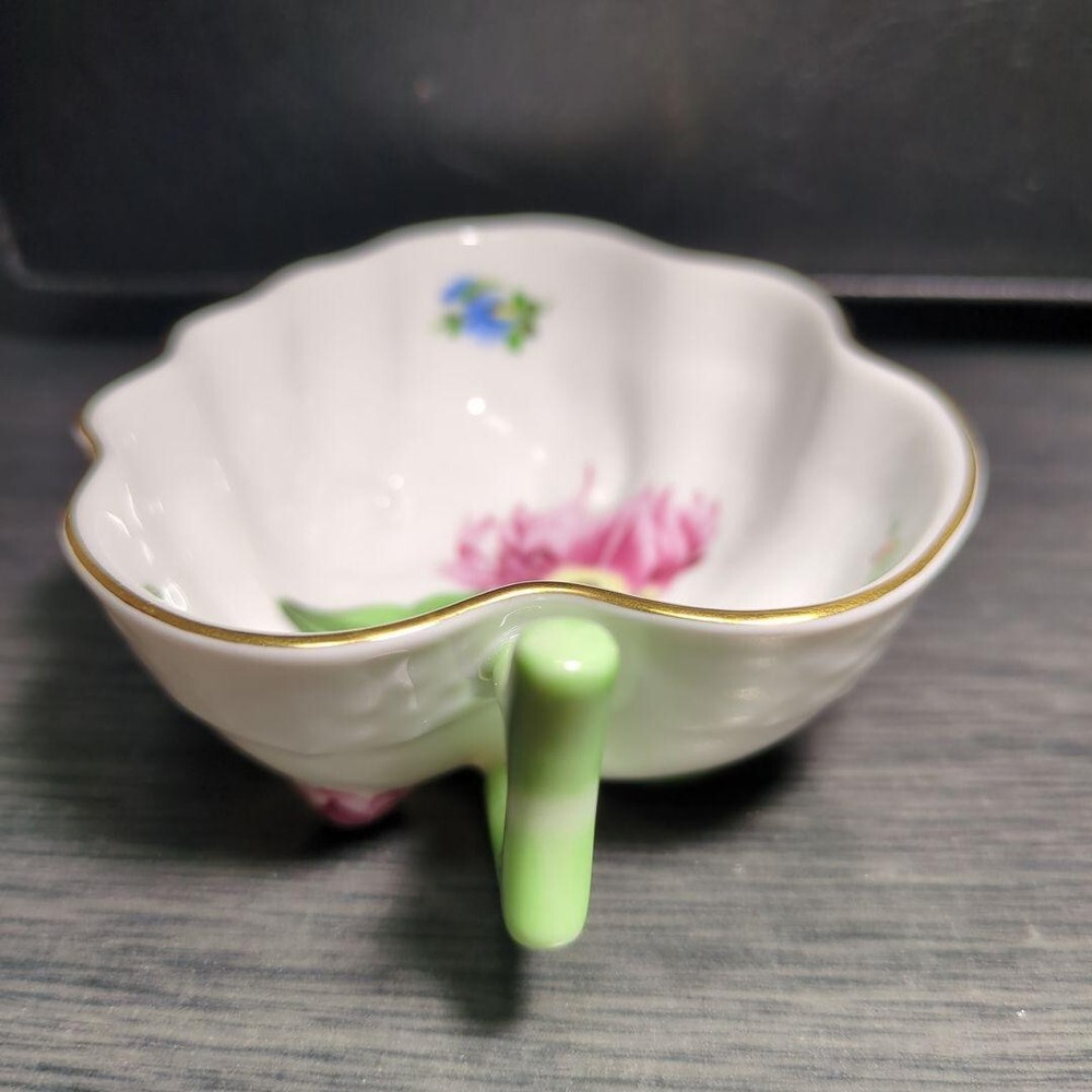 HEREND KITTY Spring Buda Bacony Sugar Bowl Tulip