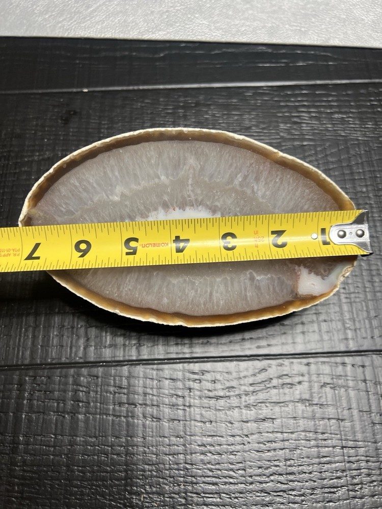 Polished Geode Agate Slab Large Display Piece