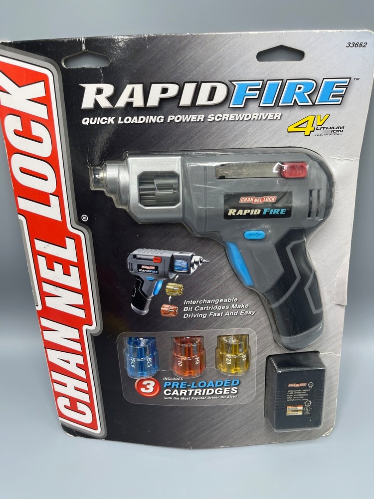 Channel Lock Rapid Fire Quick Loading Power Screwdriver