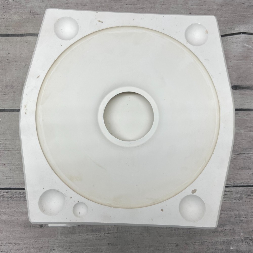 White Horse Mold Ceramic Casting Mold Simple Plate #1663