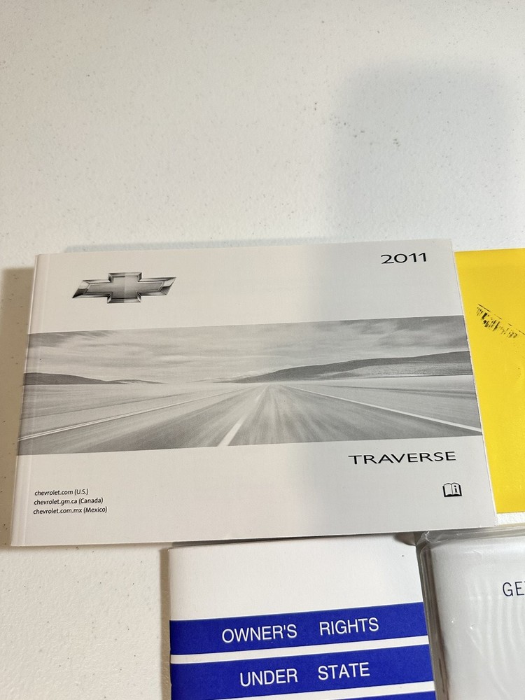 Chevrolet Traverse Owners Manuals 2011