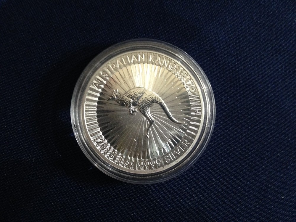 2018 Australia $1 Silver Kangaroo Gem BU One Ounce E6077