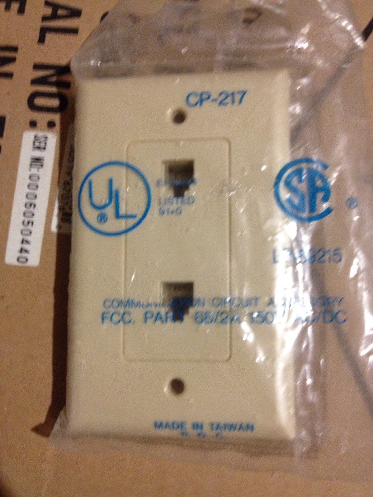 Modular Phone Jack communication circuit accessory 68 / 2A LR-69215