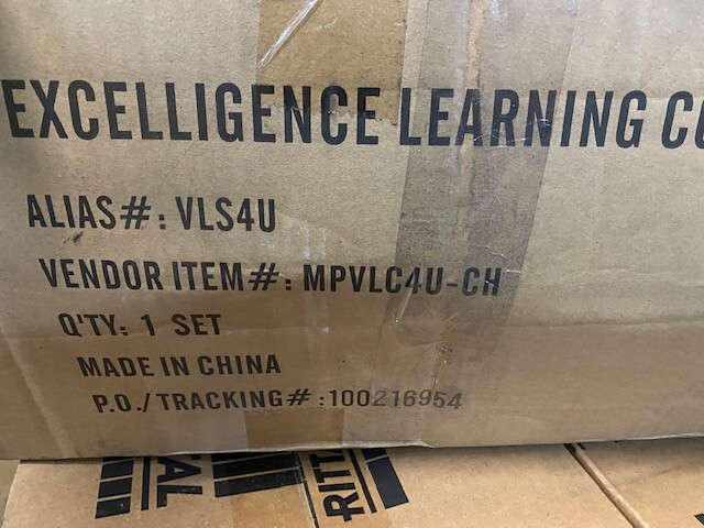 Excelligence Learning Corp VLS4U Angeles Value Line™ Standard Cot 4 Pack