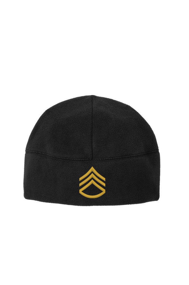 Staff Sergeant E-6 Army Fleece Watch Cap Beanie