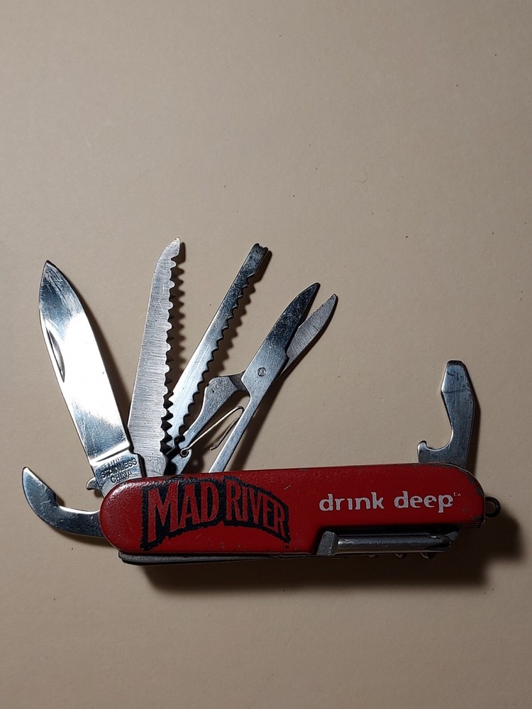 Mad River Drink Deep advertising Red Multi Tool